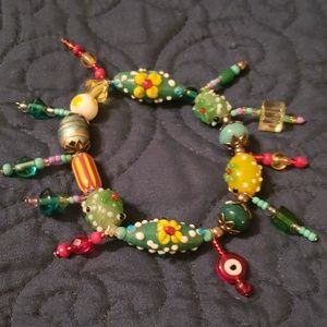 Whimsical Murano Glass Bracelet
